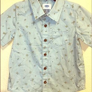 Boy’s button down shirt - insect print, Old Navy